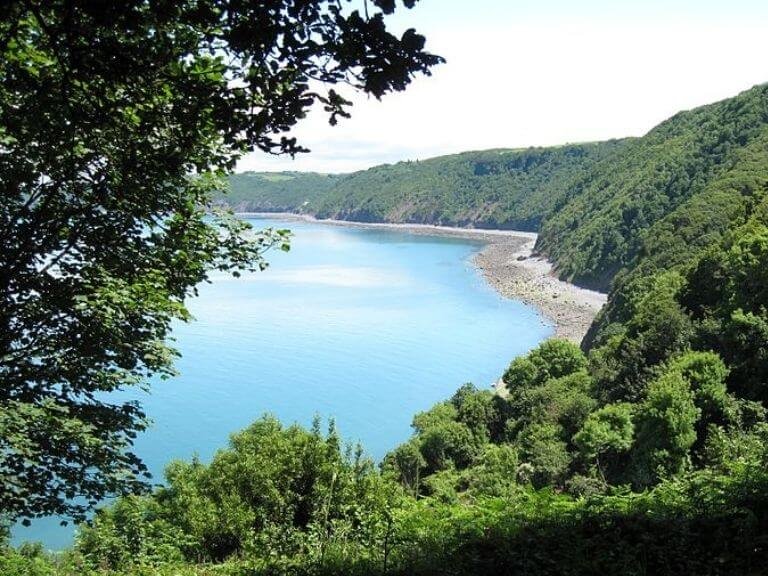 Spectacular view of South Devon coast