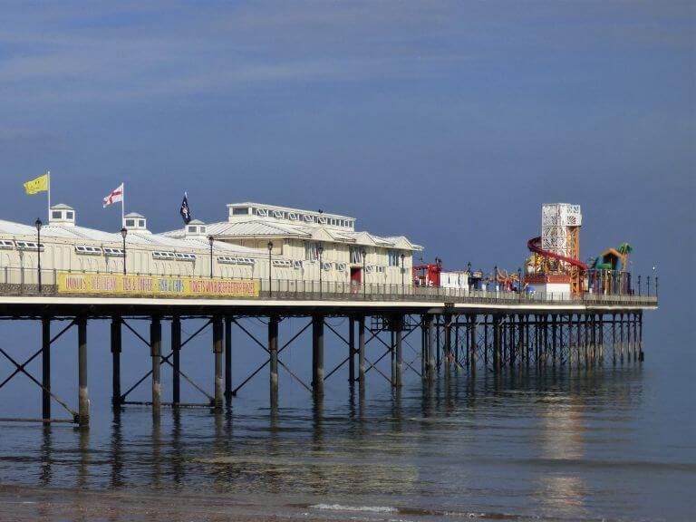 Bright Pier with helter skelter at the end